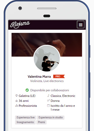 Pagina attività su Kleisma