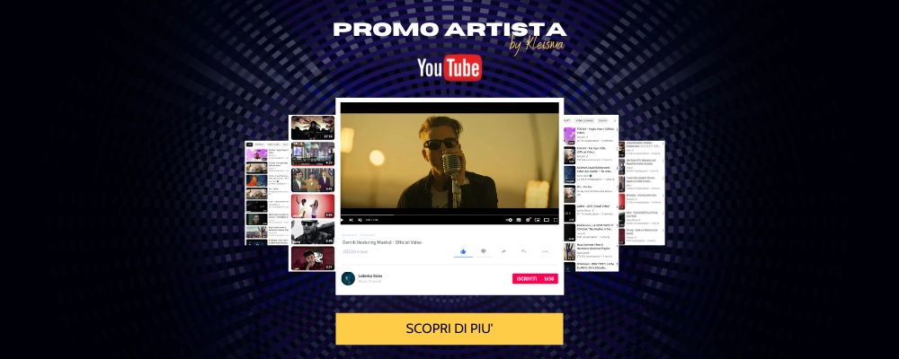 Promozione YouTube per artisti ed etichette